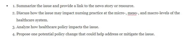 NR581NP Week 5 Discussion Issues in Healthcare