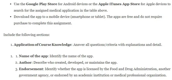 NR583NP Week 3 Discussion mHealth