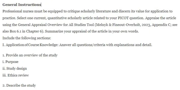 NR585NP Week 3 Collaboration Café Quantitative Scholarly Literature