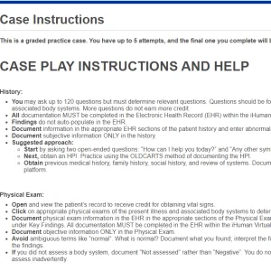 NR509 Week 2 Case: Practice Case Marvin Webster