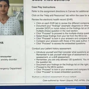 NR305 Week 6 iHuman Case Anna Sink