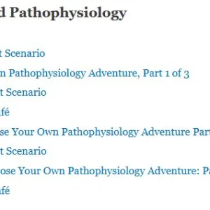 NR507 Advanced Pathophysiology