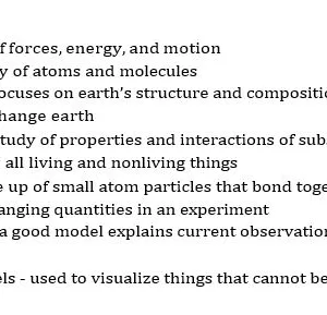C165 Integrated Physical Sciences