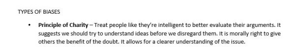 D265 Critical Thinking Reason and Evidence
