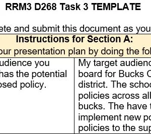 D268 Introduction to Communication Connecting with Others Task 3