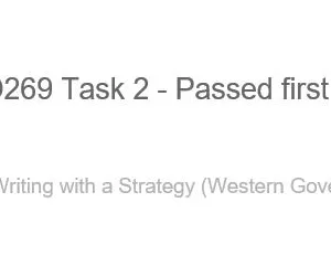 D269 Composition Writing with a Strategy Task 2