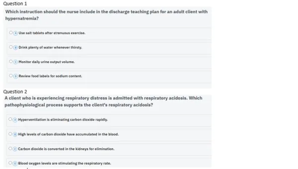 D444 Adult Health I