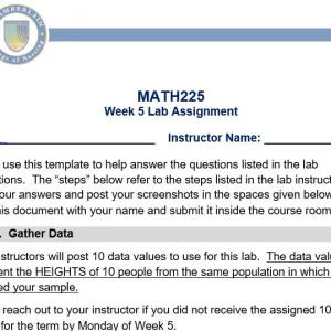 MATH225N Week 5 Lab Assignment