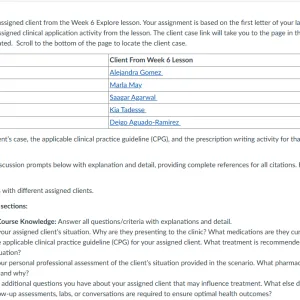 NR565 Discussions Week 6 Collaboration Café CPGs Related to Respiratory Conditions