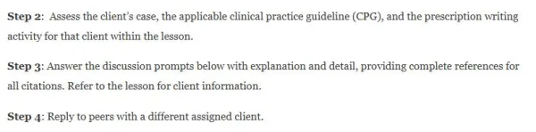 NR565 Week 7 Discussion CPG's Related to Gastrointestinal Conditions
