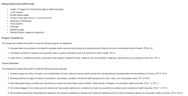 NR717 Week 5 Assignment Population Health Practice Problem