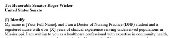 NR717 Week 7 Discussion Advocacy to Impact Population Health Through Written Testimony