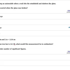 CHEM1001 Introduction to Chemistry PKGO Test