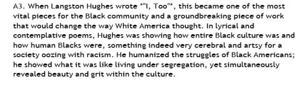 D198 Global Arts and Humanities Task 1