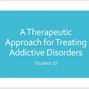 NURS NRNP 6645 Week 8 Assignment Psychotherapy for Clients With Addictive Disorders 2