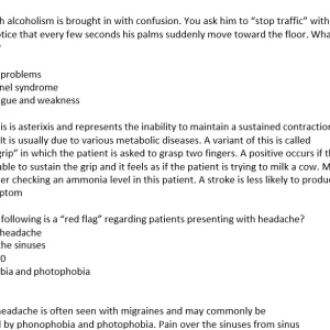 NR 509 week 6 quiz neuro and musculo